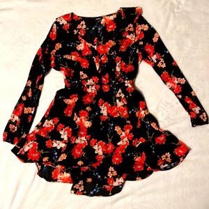 Express Floral Mini Dress